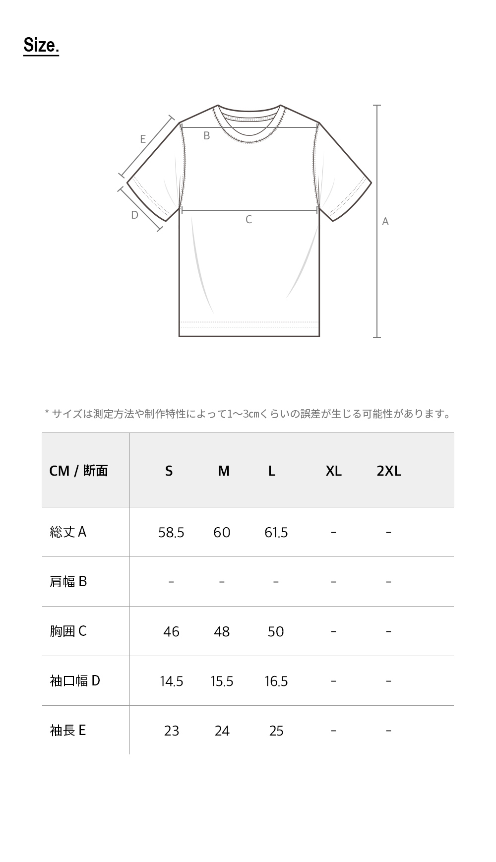 半袖Tシャツ 商品画像-S4L1